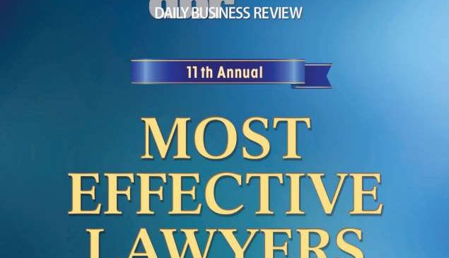 Jay Cohen Named a 2015 DBR Most Effective Lawyers Finalist in Medical Malpractice