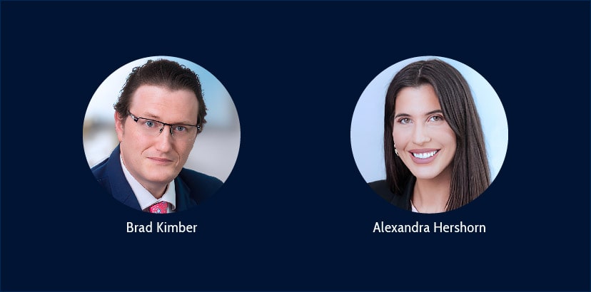 Brad Kimber and Alexandra Hershorn - partner portraits - decorative